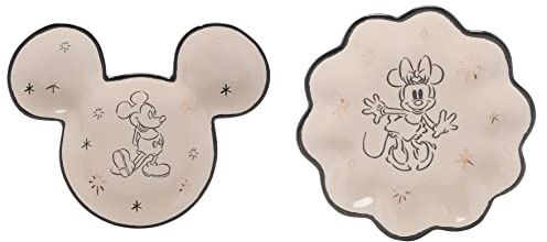 Widdop Disney Mickey & Minnie Set mit 2 Keramik-Schalen