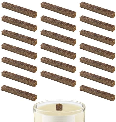 20 Stück Dauerdocht für Wachsfresser, Kerzendochte für Dicke Outdoor Kerzen, Geeignet für Dauerkerze, Tischfeuer, Schmelzlicht und Schmelzfeuers