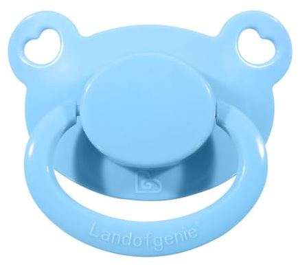 Landofgenie Erwachsenengröße Schnuller Großer Saugerschild Schnuller Blau
