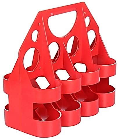Merco Portabotellas 8 botellas de hockey sobre hielo deporte rojo