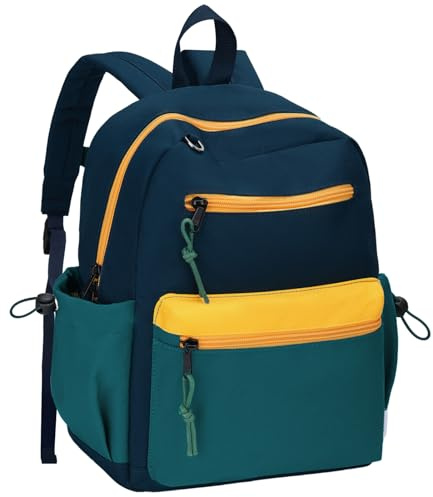 Chase Chic Toddler Backpacks for Boys, 15 Inch Preschool Kindergarten Backpack for Kids 3-8,Mini Cute Toddler Bag with Chest Strap for Daycare Travel（Blue）