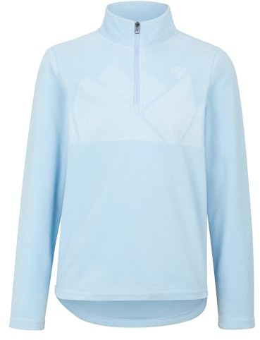 Ziener Kinder JONKI-Z Skipullover, Midlayer, Fleece-Shirt | warm, elastisch, Recycled, Arctic Sky, 164