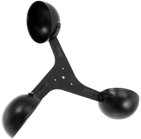 JOINPAYA Replacement Wind Speed Sensor Cup Aluminium Alloy Anemometer with Low Consumption and Lightweight Design for Outdoor Wind Measurement and Air Flow Monitoring