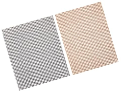 SOIMISS 2 pièces Tapis de Cuisson BBQ Fibre de Verre Antiadhésif Réutilisable Tapis Grill Pratique pour Barbecue Pique- Cuisson sans Fumée Ni Salissures Adaptable et Facile à Nettoyer
