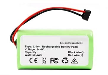 Batería De 14,4 V (2600-12800 MAh), Compatible Con Conga Excellent 990, 1090, 1790 Y 1990. Reemplazo De Batería For Aspiradora Deebot N79S, N79 Y DN622.(12800mAh)