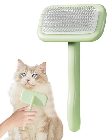 Kattborste för hårborttagning av husdjur | Kattskötsel fällborste för kattunge inomhusvalpar ta bort lös kappa städning bad