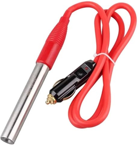 Jovryn Élément Chauffant pour Chauffe-Eau Portable dans les Véhicules pour Camions et Voitures 12V/24V 12V100W