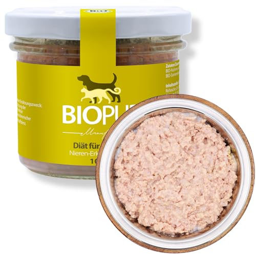 BIOPUR Premium Nieren-Diät-Katzenfutter Nassfutter für Katzen, 12 x 100 g