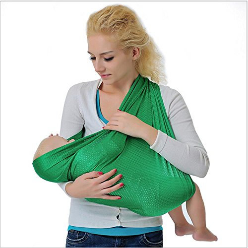 Atmungsaktiv Baby Double Ring Tragetuch Infant Wickeln Kleinkind mit Polyester und quickdrytm-Stoffe Material zu fühlen, Kühler bei heißem Wetter, besondere für Indoor Outdoor Travel