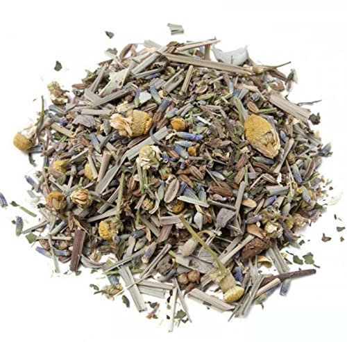 Aromas de Té - Infusión Natural Dulces Sueños - Formato de 40 g - Efecto Relajante - Ayuda a Combatir el Insomnio - Con Extractos Vegetales Perfectos para Conciliar el Sueño - Sin Gluten