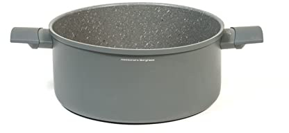 H&H Alessandro Borghese Expanse Casseruola 2 Manici in Alluminio Antiaderente, 24cm