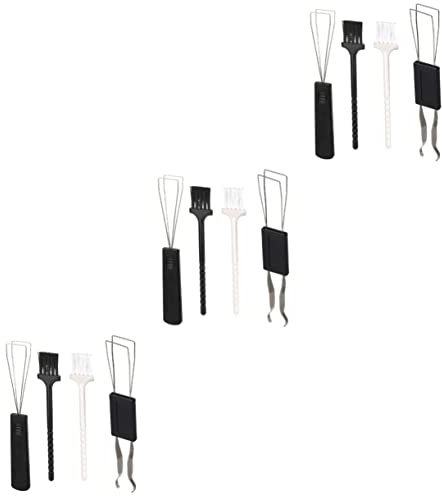 Hemobllo 3 Sets Reinigungsbürste für Laptop-tastaturen Tastenkappen-abzieher Tastatur- -Set Elektronischer Staubentferner – Statisch Kompakt