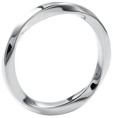 Wycian Freundschaftsringe Best Friends, Ring Platin Rosegold 14 Karat Weißgold Größe 53 (16.9) Gravur Für Abschluss Fingerring Vintage