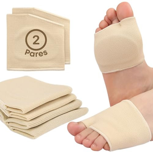 Alburan 2 pares de Almohadillas Para Pies. Plantillas Metatarsalgia, Fascitis Plantar. 2 Tallas 35-39 y 40-44. Almohadilla metatarsal de gel para alivio del Dolor y Protección Dedos Pie (35-39)