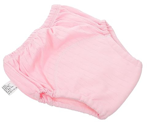 Rosa Windelhose für Neugeborene aus Baumwolle 1 Stück | Waschbar und Strapazierfähig, für Babys und Kleinkinder, Trainingshose für Töpfchentraining