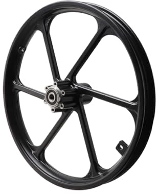 RPJFCPCS Rueda de aleación de Aluminio de 16 Pulgadas con buje de 16 x 1,75 y Freno de Disco, llanta Delantera Compatible con Bicicletas eléctricas y Scooters Plegables F16.