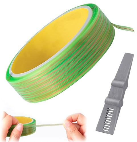 VZU 15M Cutting Band, Knifeless Tape Knifeless Finish Line for Cutting Line Pinstripe Graphic Car Design, Vinyl Film Knifeless Wrap Edge Detailer Tape