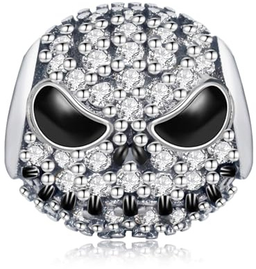 Doyafer Charme Noël Halloween Argent 925 Bijou pour Bracelet Cadeau de Fête Femme