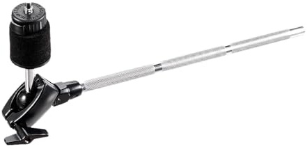 Folpus Brazo de brazo para platillos Soporte para platillos Caja giratoria universal Accesorios para instrumentos de percusión para principiantes Abrazadera, Negro