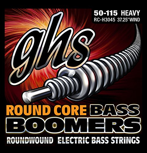 GHS Round Core Bass Boomers - RC-H3045 - Bass String Set, 4-String, Heavy, .050-.115