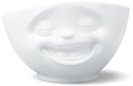 FIFTYEIGHT PRODUCTS - Ciotola in Porcellana, 1000 ml, 12,7 x 19,1 x 20,1 cm, Colore: Bianco
