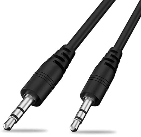 CABLEPELADO Cable Aux Jack 3.5 mm | Cable Auxiliar 3.5 mm | Macho a Macho | Compatible con Autoradio, Auriculares, Altavoz, TV, Smartphone, MP3, HiFi Receptor | Negro | 10 Metros