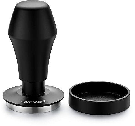 Normcore Coffee Tamper 58.5 mm, Coffee Press, Stylish Espresso Tamp, Barista Tamper Set, Calibrated Contact Pressure, 13.6 kg / 11.3 kg / 5.8 kg Contact Pressure, Aluminium Handle, Matte