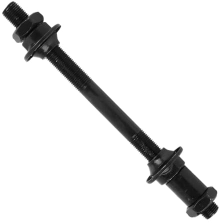 Alomejor Fahrradnabenwelle, Stahlhohlnabenwelle Vorder- und Hinterachse 108mm, 145mm für Mountainbike