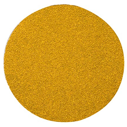 Mirka Papel de lija Gold Ø 77 mm cierre adhesivo P400 50 piezas | Papel de lija universal P400 cierre adhesivo ideal para yeso masilla madera lacado 50 piezas