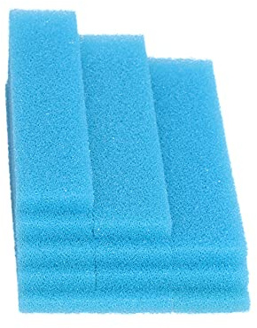 INGVIEE 12 Stück Kompatibel Blau Filterschwamm für All Pond Solutions FW-14