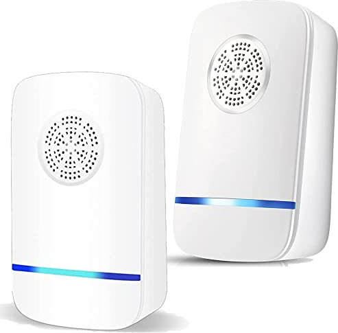 SGDDFIT Repelente Ultrasonico de Plagas, Antimosquitos Electrico Control de Insectos, Mosquitos, Moscas, Aranas, Hormigas, Cucarachas, Ahuyentador de Ratas y Ratones para Interiores