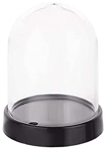 zalati Cloche de protection en acrylique avec base en plastique pour figurine d'action en argile