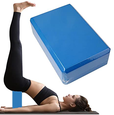 Sysdisen Mattone per Yoga - Blocchi in Schiuma Morbida Antiscivolo, Leggero e Resistente agli Odori, Elementi Essenziali per Yogi e Yogini