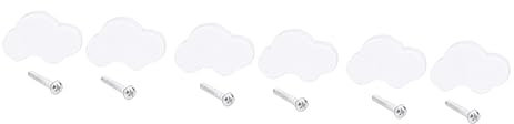 Hemobllo 3sets Creative Boys and Girls Room Decor Cartoon Handles Bumping Design Rubber Pulls for Cupboard 2pcs*3