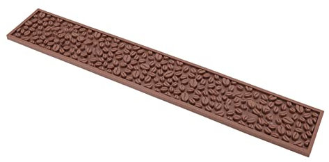aqxreight Café Bar Tapis PVC Silicone Antidérapant Résistant À La Chaleur Tapis de Vidange pour Cuisine Bar Robuste Flexible Étanche (Brown)