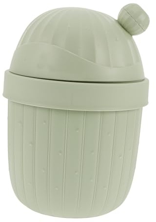 TOPBATHY Cestino Da Scrivania Con Coperchio in Plastica, Mini Pattumiera Per Casa e Ufficio, Contenitore Rifiuti Compatto Per Carta Straccia e Piccoli Scarti, Per Cucina, Camera e Bagno