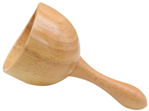 WRITWAA Holz Massagegerät mit Griff der Durchblutung Sicher und Komfortabel Geeignet für Bauch und Oberschenkel Traditionelles Gua Sha Massagewerkzeug