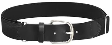 Pryon Kids Belt,Elastic Belt for Kids,Black Adjustable Stretch Waistband Boys and Girls Aged 5-12,Soft Comfortable Toddlers and Children Belts for School,Jeans,Sports,Play,Daily Wear (15-32 In)