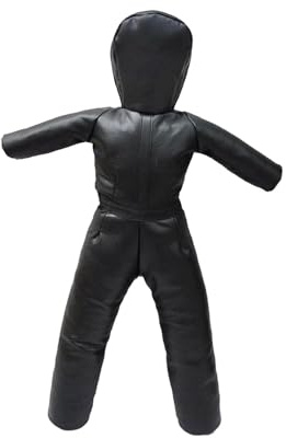 F Fityle Mannequin de Lutte pour Enfants, en polyuréthane, Non rempli, Polyvalent, Robuste, équipement d'entraînement de Taekwondo, équipement de Boxe, Noir