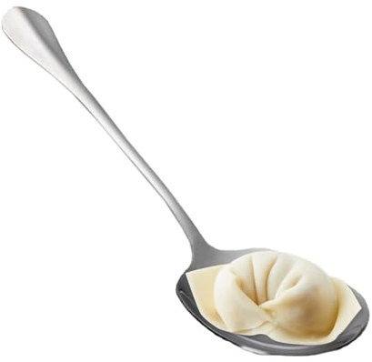 Mestoli di grandi dimensioni – Utensili per cereali giganti, posate in acciaio, pasti in casseruola, strumento per servire buffet, un cucchiaio multiuso | Una stoviglie da cucina per uso