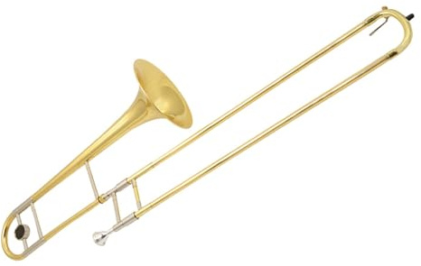 Trombón De Metal Trombón Tenor En Si Bemol Instrumento Dorado Para Principiantes Y Adultos