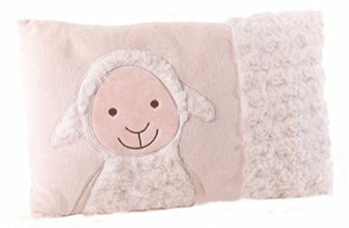 Inwolino 7800 - Schmusekissen Schaf, creme, ca. 40 x 25 cm, Kuschelkissen