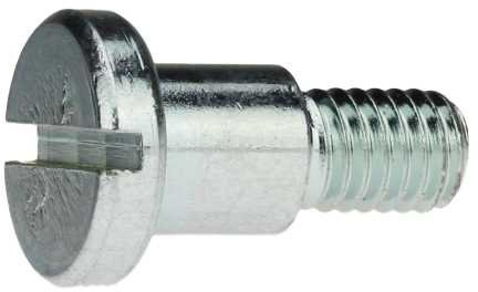 Reidl Flachkopfschrauben mit Schlitz und Ansatz 4 x 3 mm DIN 923 5.8 galv. verzinkt farblos 100 Stück