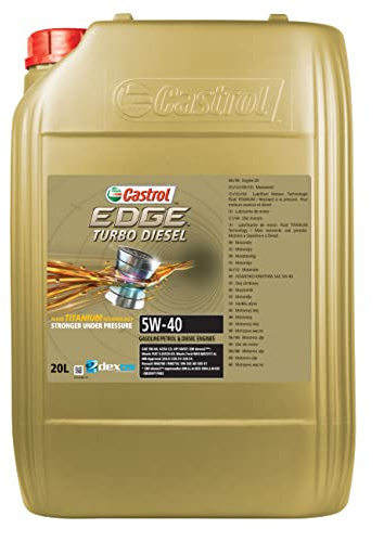 Castrol EDGE TURBO DIESEL 5W-40 Motoröl, 20L