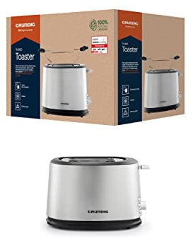 Grundig TA 5620 Toaster, Silber/Schwarz