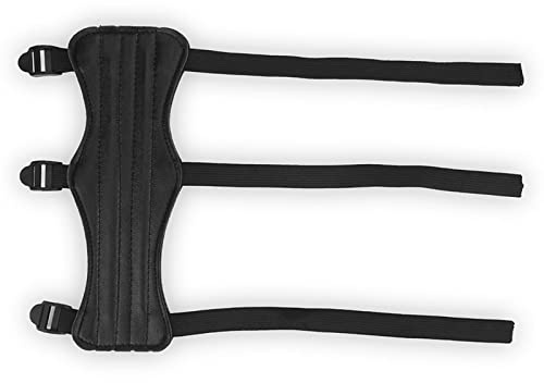 Archery Arm Guard, Adult Youth Archery Arm Guard Outdoor Hunting Shooting Arm Protector, Adjustable Forearm Wrist Protector for Recurve Compound Bow