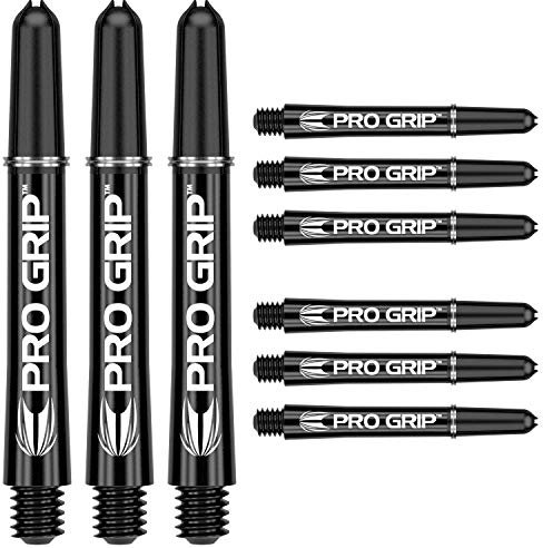Target Darts 3 x Sätze of Schwarz Pro Grip Dartschäfte Kurt - 9 Dartschäfte Insgesamt