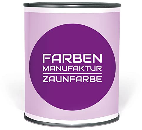 Farben Manufaktur Zaunfarbe Holzfarbe Wetterschutzfarbe Holzlack Holzschutzlack Holzdecklack1/2/5L, Größe: 5L, Farbe: Anthrazitgrau ca. RAL 7016