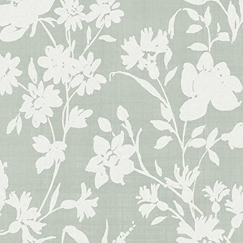 Laura Ashley Papier peint intissé Rye Sage 1005x52cm Vert