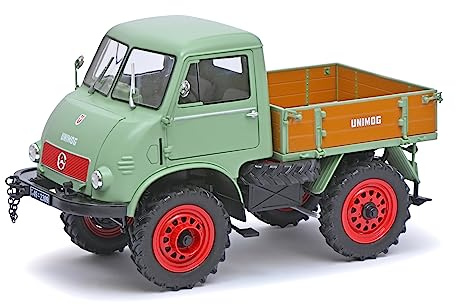 Schuco Modellauto Mercedes Unimog 401 1:18